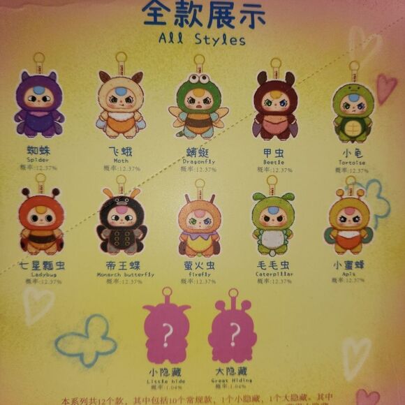 New! Baby Three Mini Elf Series Plush Blind Box - Picture 2 of 2